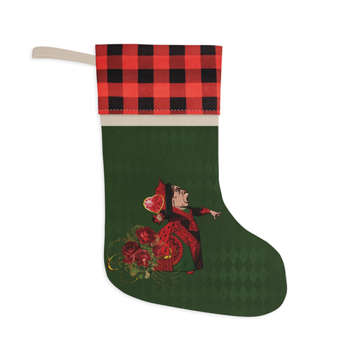 Classic Alice in Wonderland | Queen Of Hearts | Decor | Christmas Stocking