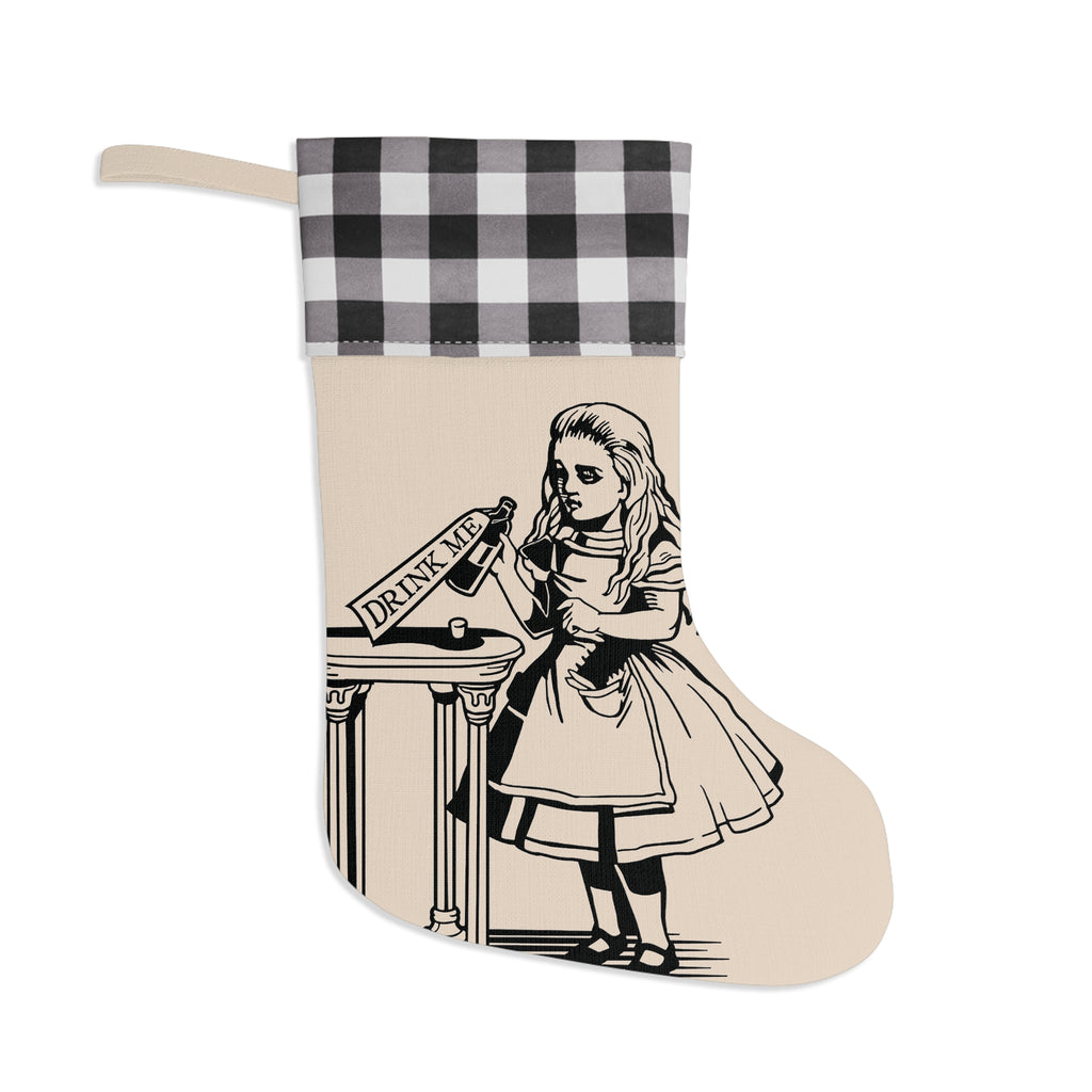 Classic Alice In Wonderland | Drink Me Bottle | Decor | Christmas Stocking