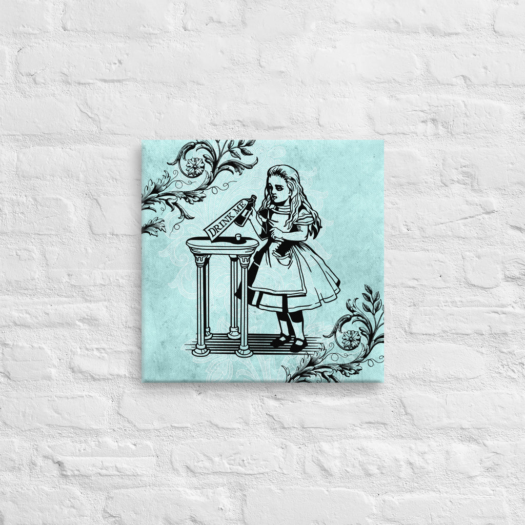 Alice In Wonderland | Drink Me | Wrapped Canvas | Wall Art