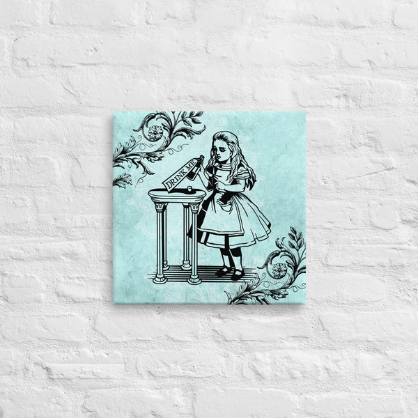 Alice In Wonderland | Drink Me | Wrapped Canvas | Wall Art