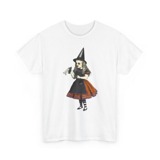 Drink Me Halloween Witch T-Shirt | Unisex Heavy Cotton | Alice in Wonderland | Spooky Fantasy Gift