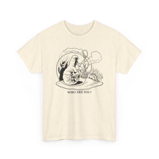 Caterpillar & Alice T-Shirt | Gildan Heavy Cotton | Alice in Wonderland | Lewis Carroll Fantasy Literature Tee