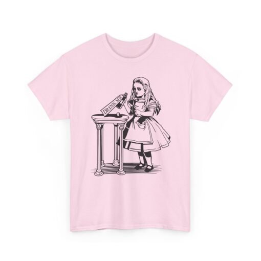 Drink Me Bottle T-Shirt | Unisex Heavy Cotton | Alice in Wonderland | Classic Literature Gift